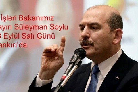 Bakan Soylu Çankırı'ya Geliyor