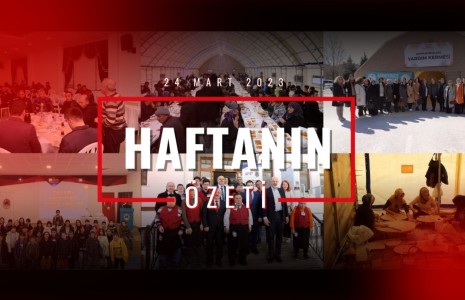 Çankırı Belediyesinden Haftanın Özeti