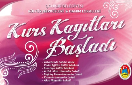 Kadınlara Yönelik Yeni Dönem Kurs Kayıtları Başladı