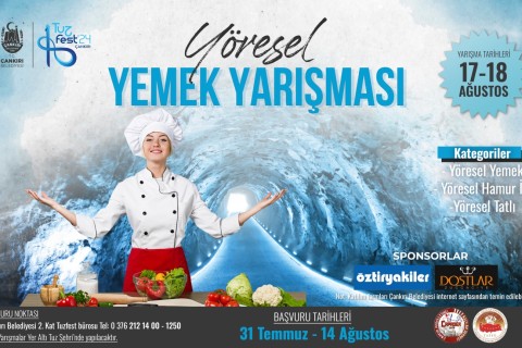 TUZFEST Yöresel Yemek Yarışması İçin Başvurular Başladı