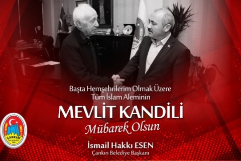 Başkan Esen’in Mevlit Kandili Mesajı