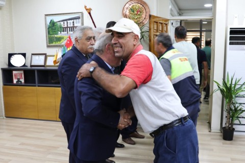 Çankırı Belediyesinde Bayramlaşma Yoğun Geçti