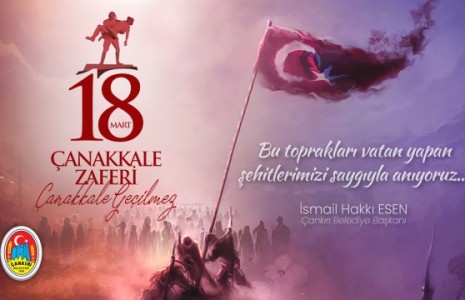 Başkan Esen’in "18 Mart Çanakkale Zaferi ve Şehitleri Anma Günü" Mesajı