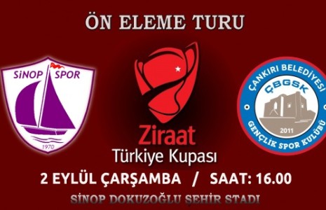 Ziraat Türkiye Kupası’nda Belediye Gençlik Spor Sinop Spor’a Karşı