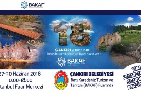 Çankırı Belediyesi Batı Karadeniz Turizm ve Tanıtım (BAKAF) Fuarı’nda