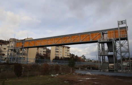 Yaya Üst Geçidi Yapımında Sona Gelindi