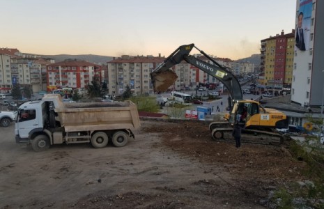 Alparslan Türkeş Parkı’nda Yapısal Hazırlıklar Sürüyor