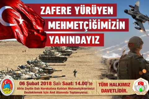 Vatansever Çankırılılar Afrin’deki Mehmetçik İçin Toplanıyor