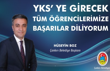 Başkan Boz YKS’ye Girecek Öğrencilere Başarılar Diledi