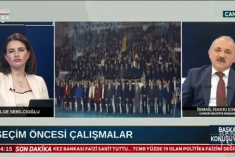 Başkan Esen Canlı Yayında Çankırı’yı ve Projelerini Anlattı