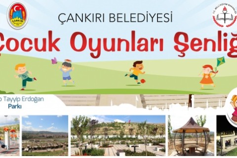 Belediyenin Çocuk Oyunları Şenliği Pazartesi Günü