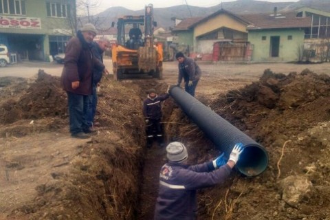 Küçük Sanayi Sitesi’nde Yağmurlama Hattı Çalışmaları Başladı