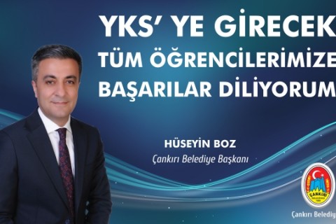 Başkan Boz YKS’ye Girecek Öğrencilere Başarılar Diledi