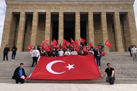  Çankırılı Çocuklar Anıtkabir’e Çıkarma Yaptı