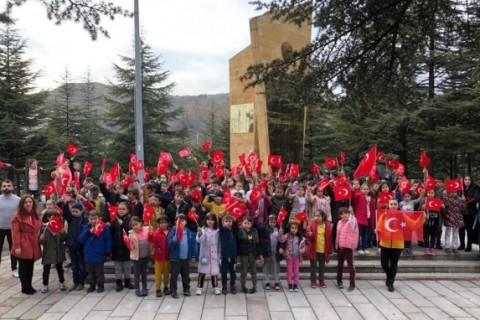 Çankırılı Çocuklardan Şehitlik Ziyareti