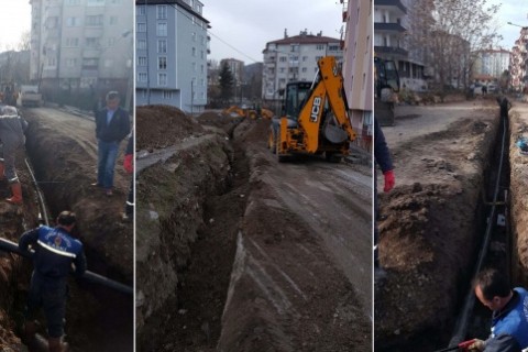 Karataş Mahallesi’nde Altyapı Çalışması