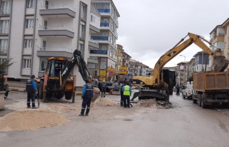 Çankırı’da Yağmur Suyu ve Kanalizasyon Hatları Ayrılıyor