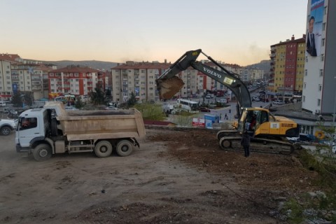 Alparslan Türkeş Parkı’nda Yapısal Hazırlıklar Sürüyor