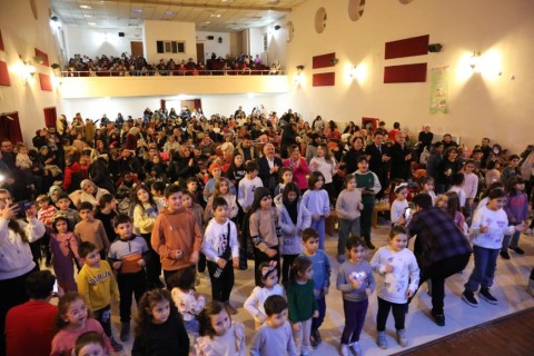 Çocuklar Çankırı Belediyesinin Kış Müzikalinde Doyasıya Eğlendi