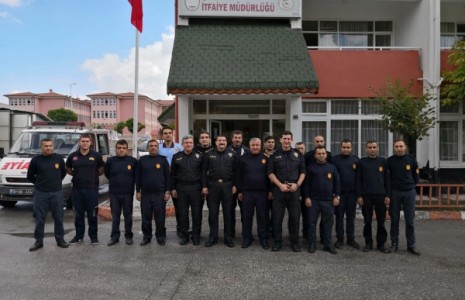 Çankırı Emniyetinden Çankırı İtfaiyesine Anlamlı Ziyaret