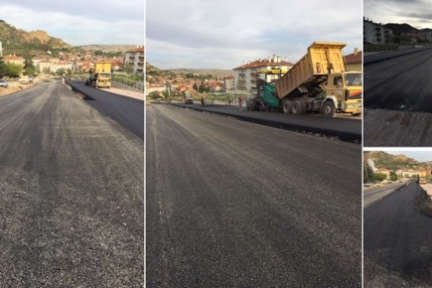 Aşiyan Köprülü Kavşak’ın Bağlantı Noktalarına Asfalt