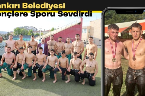 Çankırı Belediyesi Gençlere Sporu Sevdirdi