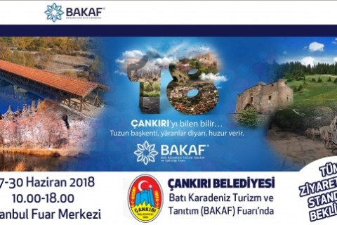 Çankırı Belediyesi Batı Karadeniz Turizm ve Tanıtım (BAKAF) Fuarı’nda