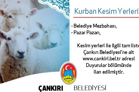 Kurban Kesim Yerleri ve Ücretleri Açıklandı