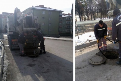 Kanal Bacalarının Temizliği Devam Ediyor