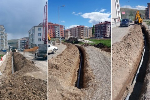 Yeni Yerleşim Alanlarının Altyapı Bağlantısı Devam Ediyor