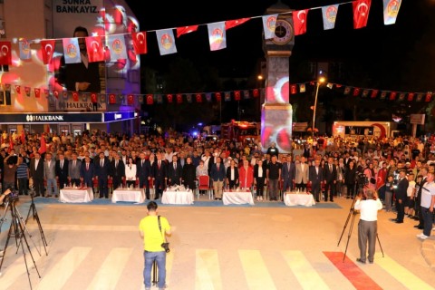 Çankırı Halkı 15 Temmuz’da Milli İrade Meydanı’nda Toplandı