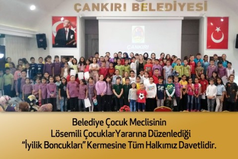 Çankırılı Çocuklardan Lösemili Kardeşleri Yararına Kermes