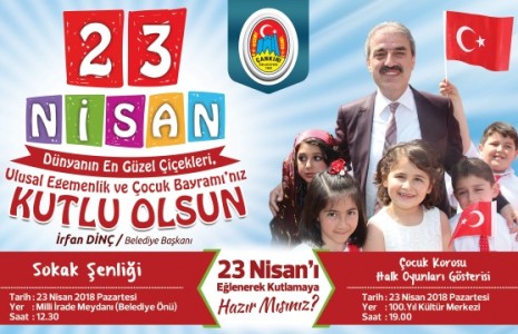 23 Nisan Çocuk Şenliği Başlıyor