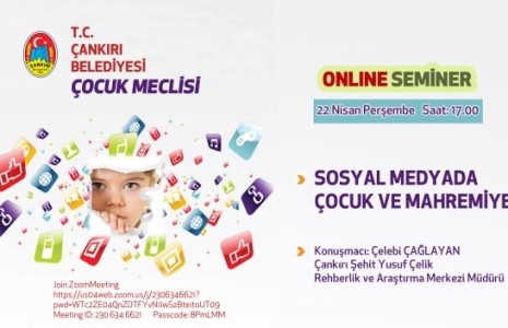 Belediyeden “Sosyal Medyada Çocuk ve Mahremiyet” Semineri