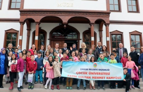 Yeni Çankırı Müzesinin İlk Ziyaretçileri Çocuklar Oldu