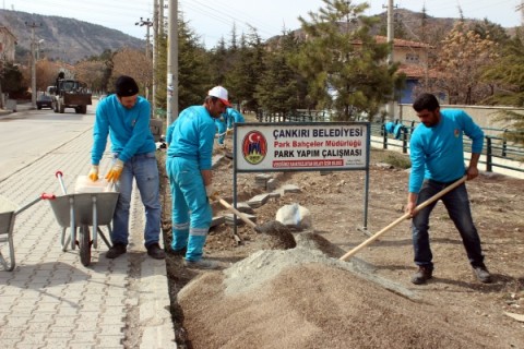 Çankırı’da 63. Park İçin Çalışmalar Başladı