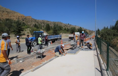 Bisiklet, Yürüyüş ve Araç Yolu Projesinde Sona Yaklaşıldı