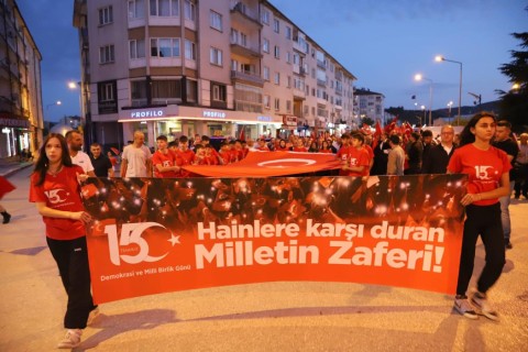 Çankırı'da 15 Temmuz Demokrasi ve Milli Birlik Günü’nde Şehitler Anıldı