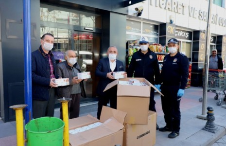 Çankırı Belediyesi’ne 15 Bin Maske Teslim Edildi