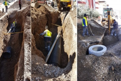 Esentepe Caddesi’ne Yağmursuyu Drenaj Hattı