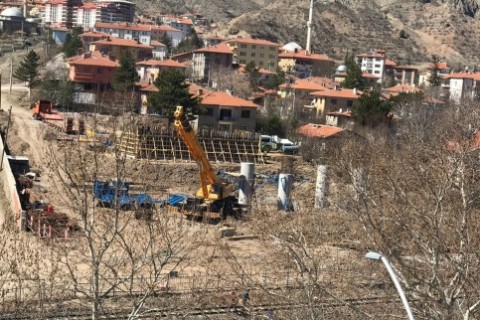 Aşiyan Köprülü Kavşak’ın Ayakları Yükselmeye Başladı