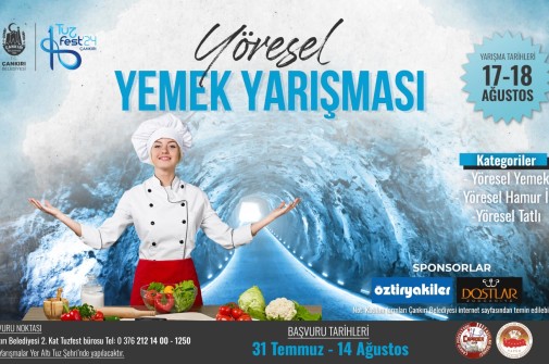 TUZFEST Yöresel Yemek Yarışması İçin Başvurular Başladı