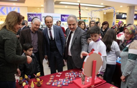 Öğrencilerin 'Vatan Sevgisi' ile İşledikleri Eserler Sergilendi