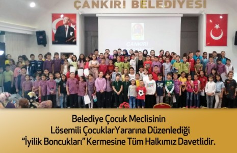 Çankırılı Çocuklardan Lösemili Kardeşleri Yararına Kermes