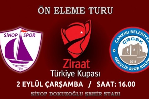Ziraat Türkiye Kupası’nda Belediye Gençlik Spor Sinop Spor’a Karşı