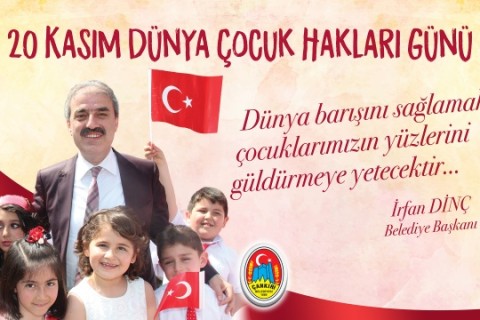 Dinç, “Dünya Barışını Sağlamak Çocuklarımızın Yüzünü Güldürmeye Yetecektir.”