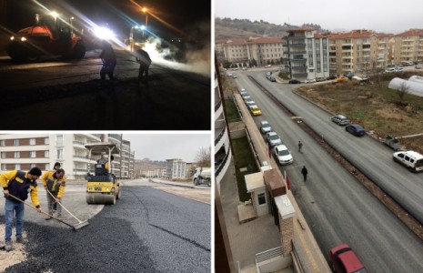 Belediyeden Yeni Yerleşim Bölgelerine Asfalt Hizmeti