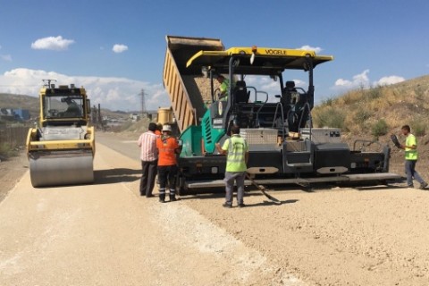 Çankırı’da Yol Zemini Güçlendiriliyor