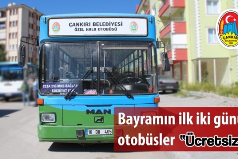 Ramazan Bayramı’nın İlk İki Günü Otobüsler Ücretsiz