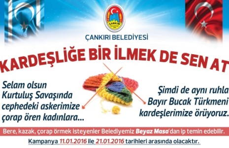 Çankırı Belediyesi'nden Bayırbucak Türkmenlerine İlmek İlmek Sevgi ve Dua